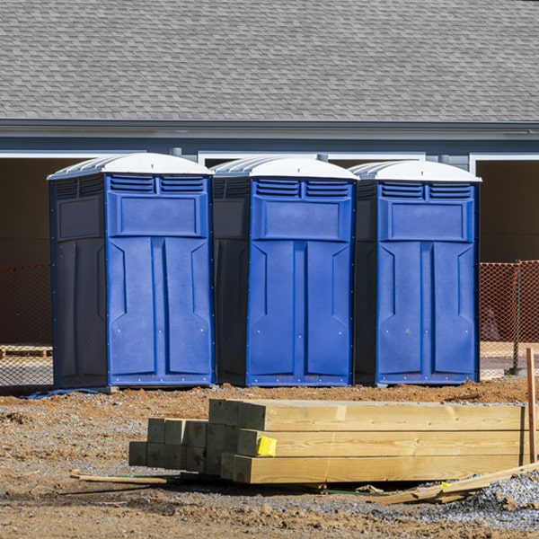 do you offer hand sanitizer dispensers inside the porta potties in Rose Bud Arkansas